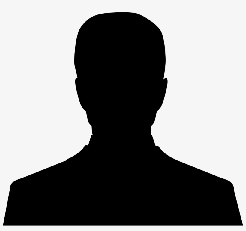 User Male Silhouette Comments - Blank Person, transparent png #8393808