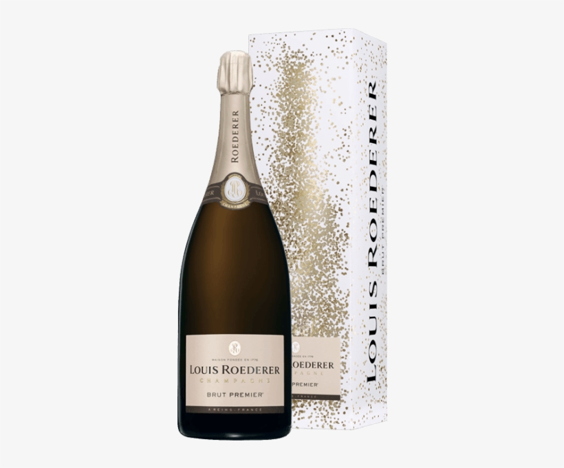 Champagne Louis Roederer - Champagne Louis Roederer Brut Premier Magnum, transparent png #8394429