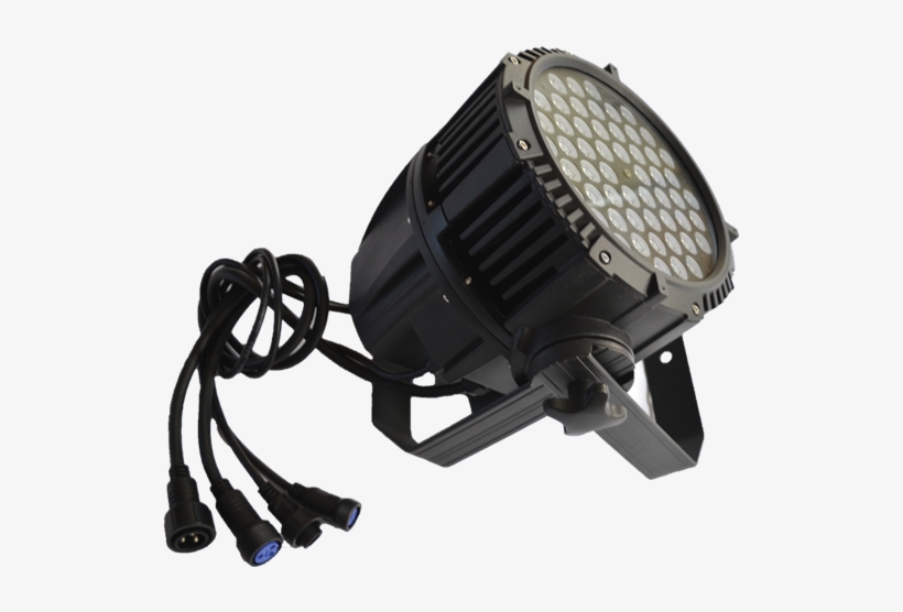 Dj High Brightness Waterproof Led 54 3w Par 64 Can - Cable, transparent png #8394632