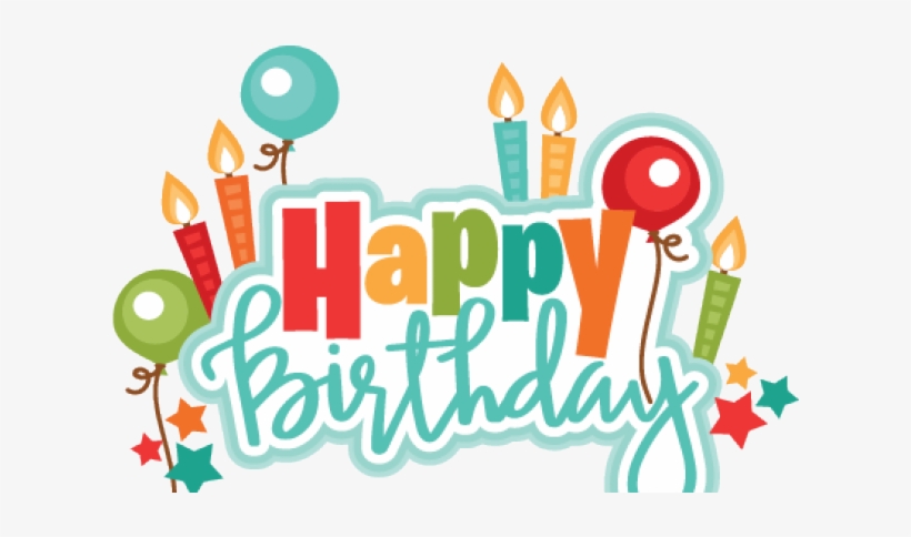 Happy Birthday Clipart Scrapbook - Cute Birthday Clipart Free, transparent png #8395028