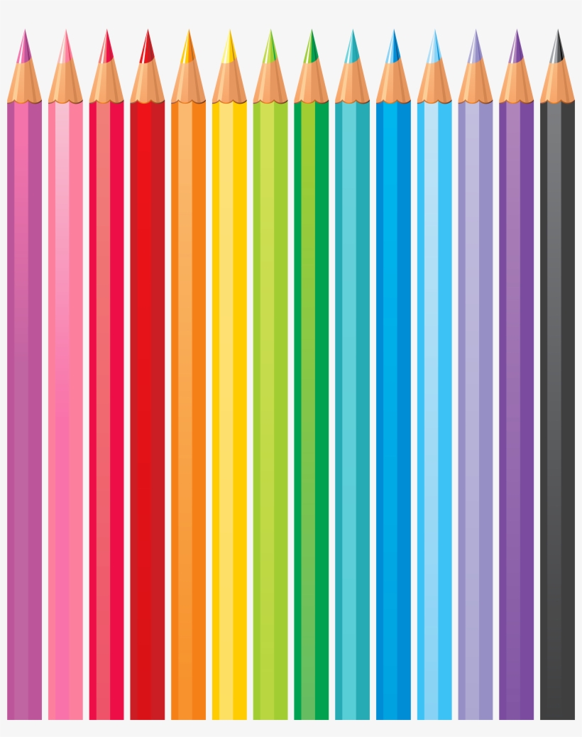 Colored Pencils Transparent Image, transparent png #8395145