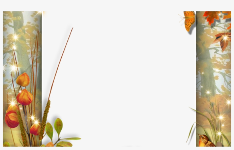 Cadre Automne Page - Picture Frame, transparent png #8395418