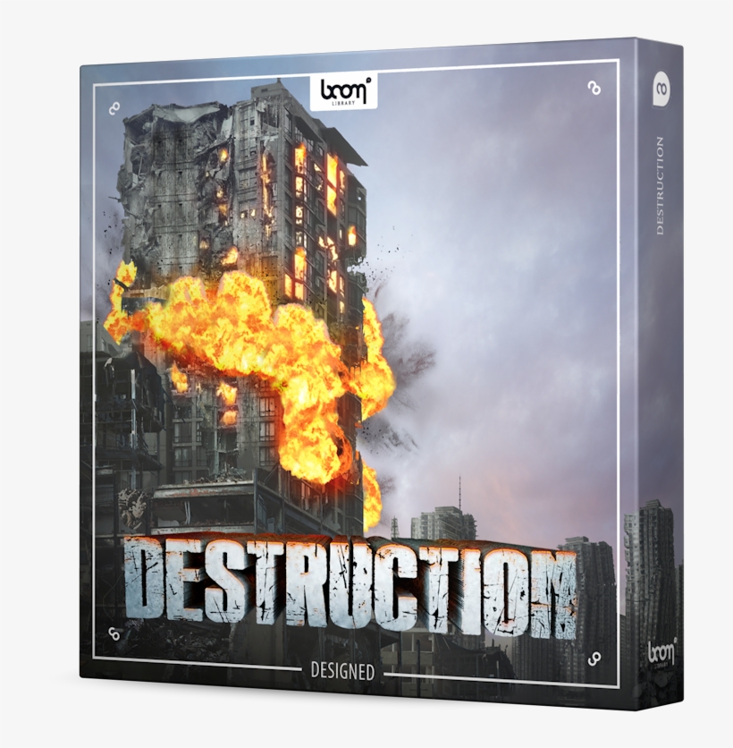 Destruction Sound Effects Library Product Box - Poster, transparent png #8395577