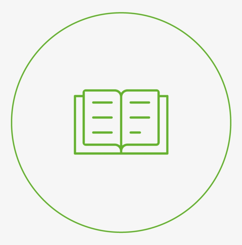 Libro Icon - Circle, transparent png #8395579
