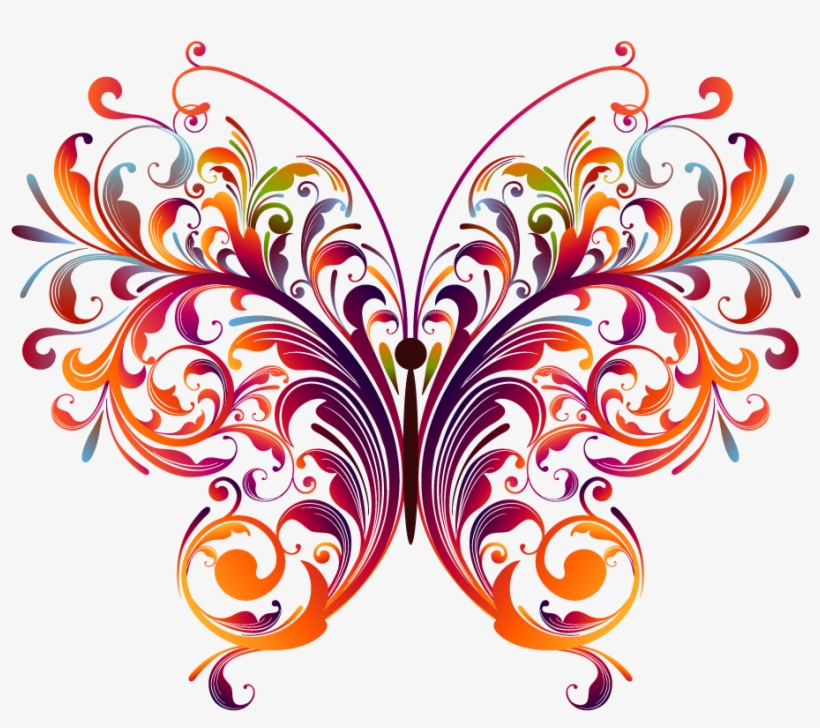 Free Butterfly Vector Graphics - Butterfly Graphics, transparent png #8396238
