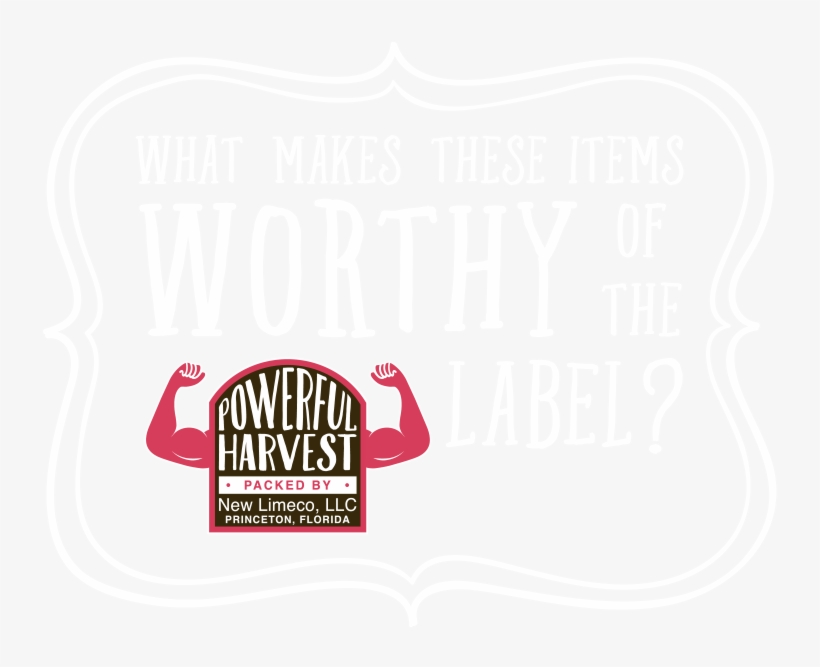 Powerful Harvest Vintage Label - Calligraphy, transparent png #8396283