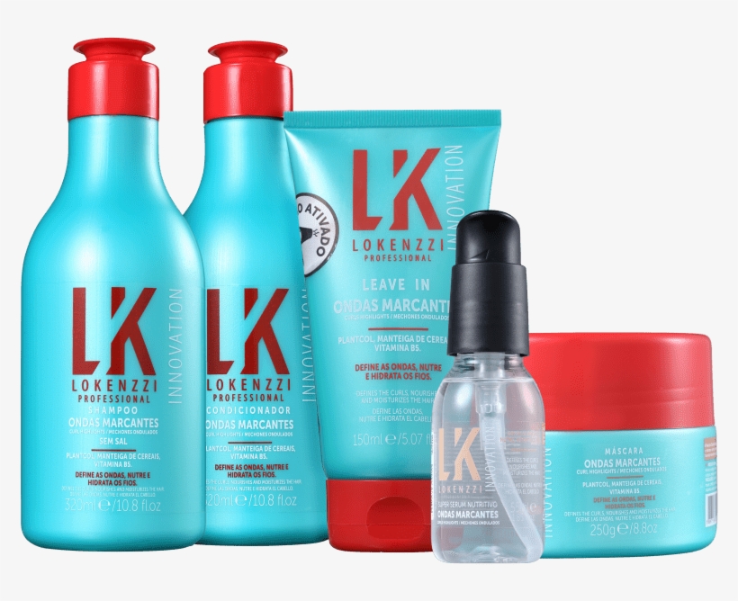 Kit Lokenzzi Ondas Marcantes Full - Linha Para Cabelos Ondulados Lokenzzi, transparent png #8396432