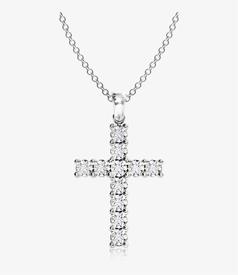 Protea Diamond Cross Pendant - Pendant, transparent png #8396823