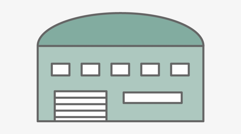 Warehouse - Business - Icon - Illustration, transparent png #8397053