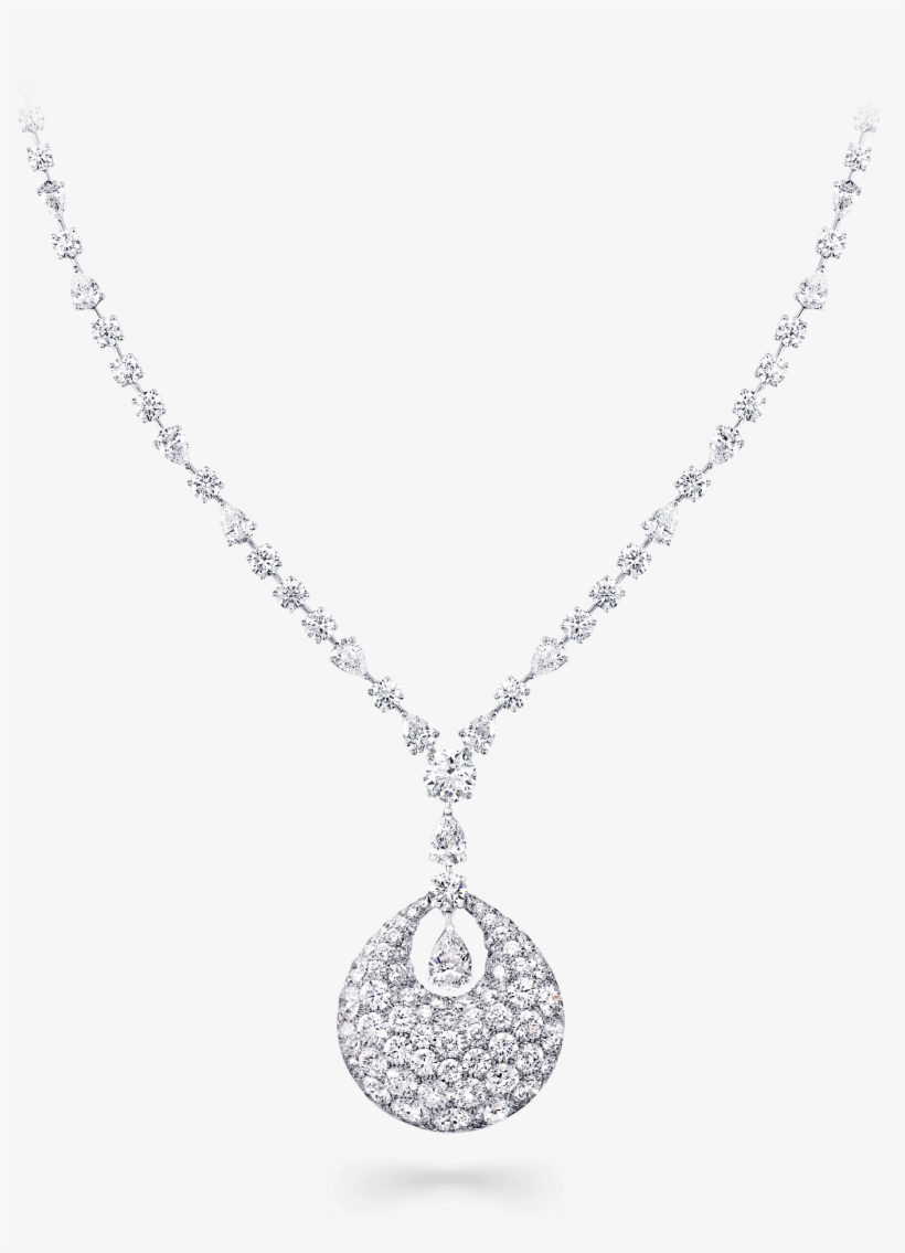 Drawn Diamonds Diamond Necklace - Design Gold Long Chain For Women, transparent png #8397108