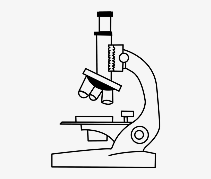 Microscope, Lab, Chemistry, Science, Cells, Particles - Clipart Microscope, transparent png #8397178