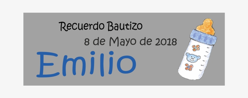 Información Adhesivo Bautizo Plata - Aca Asuransi, transparent png #8398099