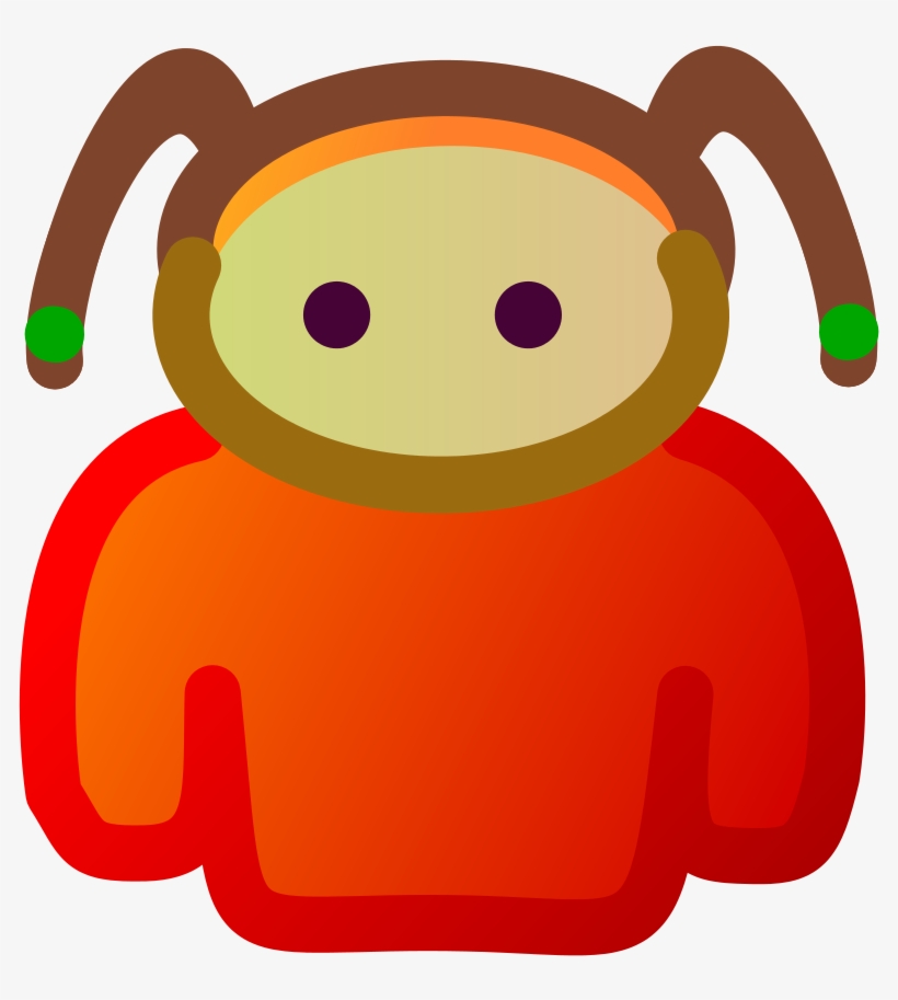 Icons Mini Icon Girl - Cartoon, transparent png #8398283