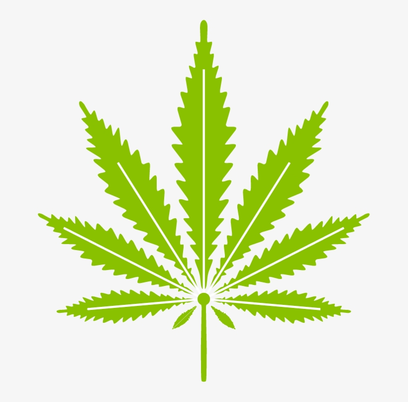 Marihuana - Cannabis Leaf, transparent png #8399320