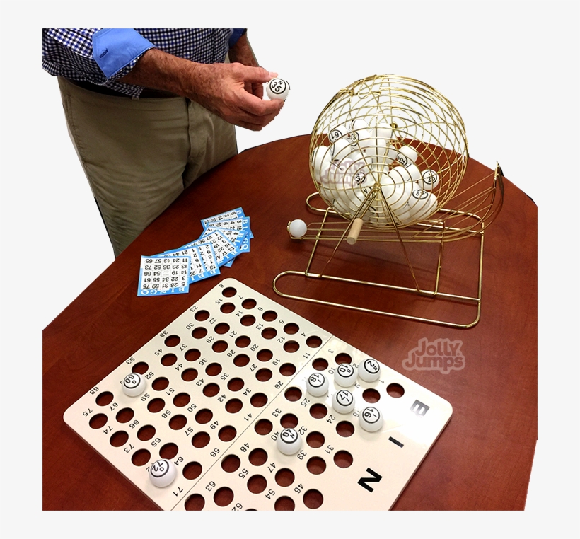 Jumbo Professional Bingo Game Set With Large Brass - Globe, transparent png #8399442