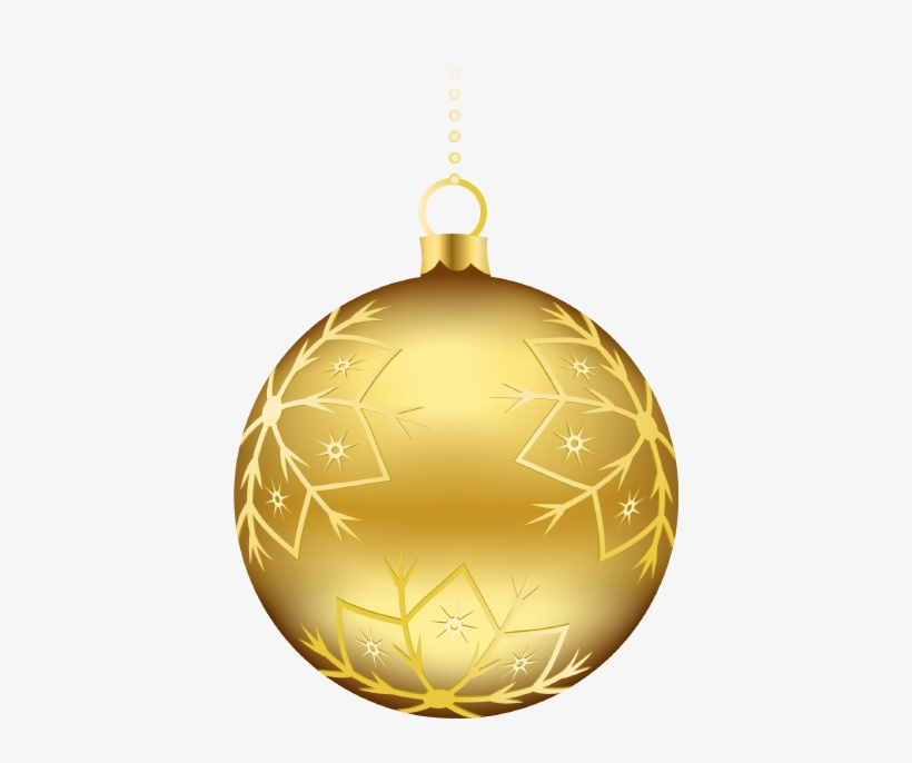 Christmas Ball Decorations 2 Messages Sticker - Gold Christmas Balls Png, transparent png #840087