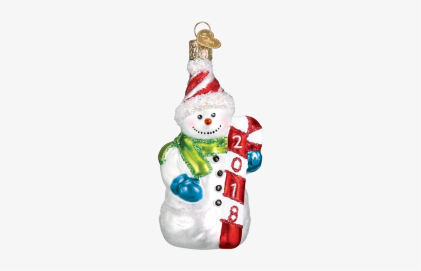 2018 Snowman Old World Christmas Glass Christmas Tree - Bassett Hound Glass Ornament By Old World Christmas, transparent png #840423