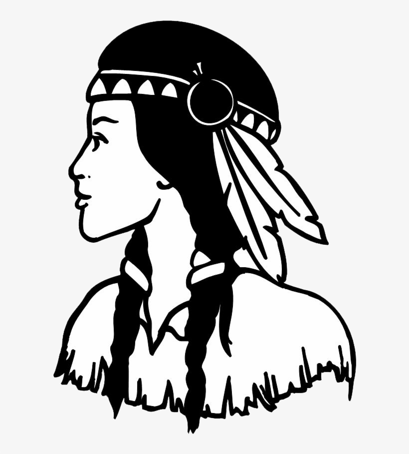 Native American Girl Drawing At Getdrawings - Native American Woman Png, transparent png #840640