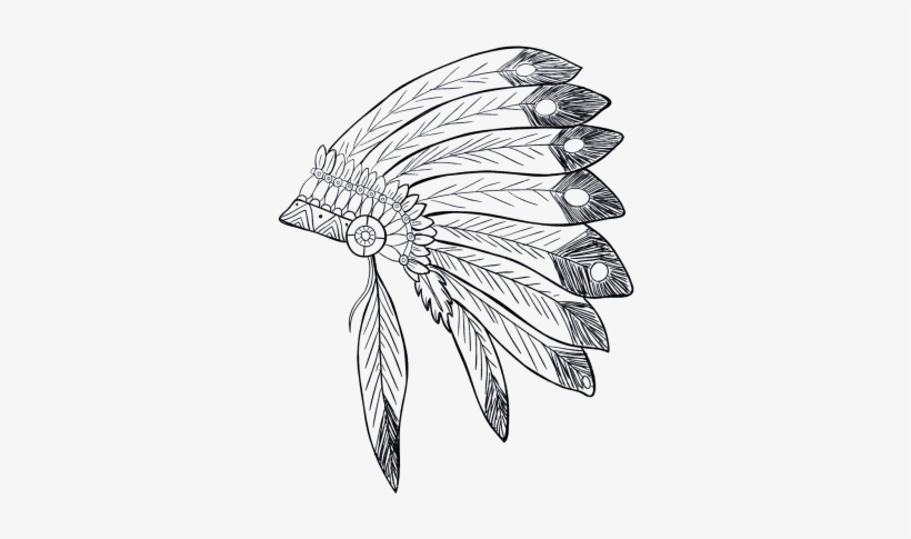 Indian,native American Indian - Native American Warrior Drawings, transparent png #840951