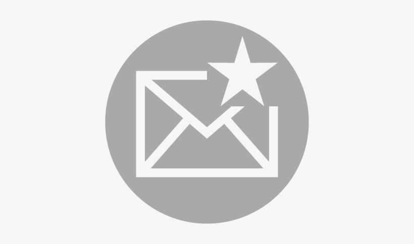 Newsletter-icon - White Email Icon Png Transparent, transparent png #840978