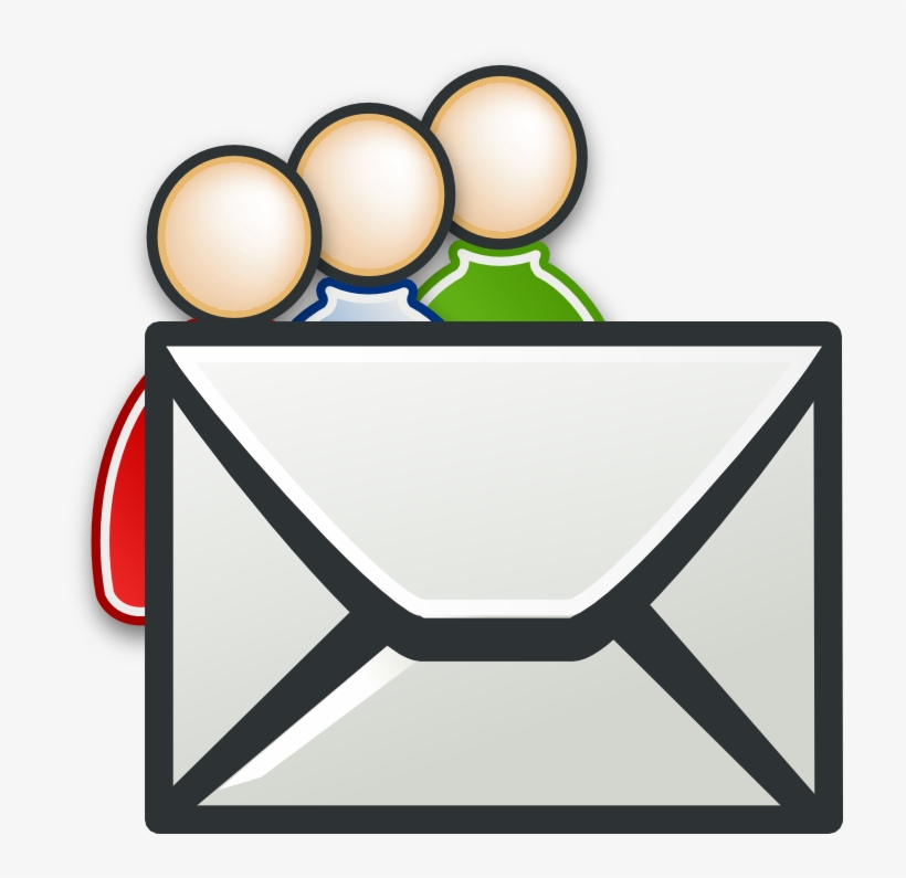 File - Email Group Icon Png, transparent png #841000
