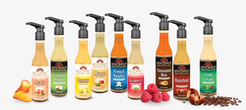 Zavida Flavor Shot Dispnser Minisyrup Bottles - Portable Network Graphics, transparent png #841035