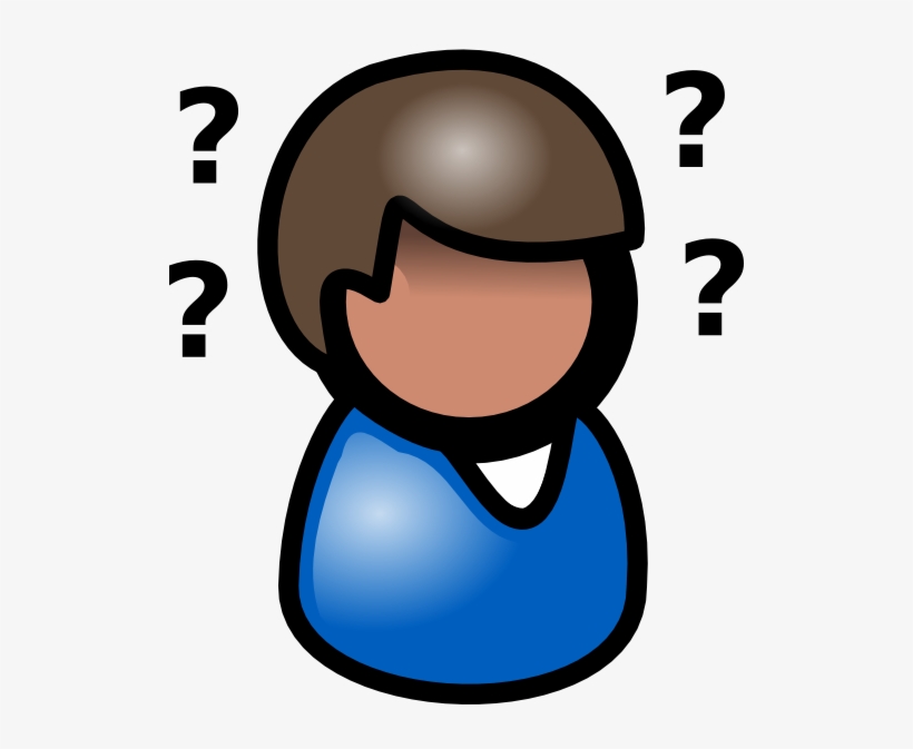 This Free Clipart Png Design Of Thinking Man Clipart, transparent png #841418