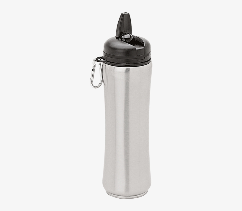750ml Stainless Steel Bottle With Carabiner - Stainless Steel Bottle Png, transparent png #841460
