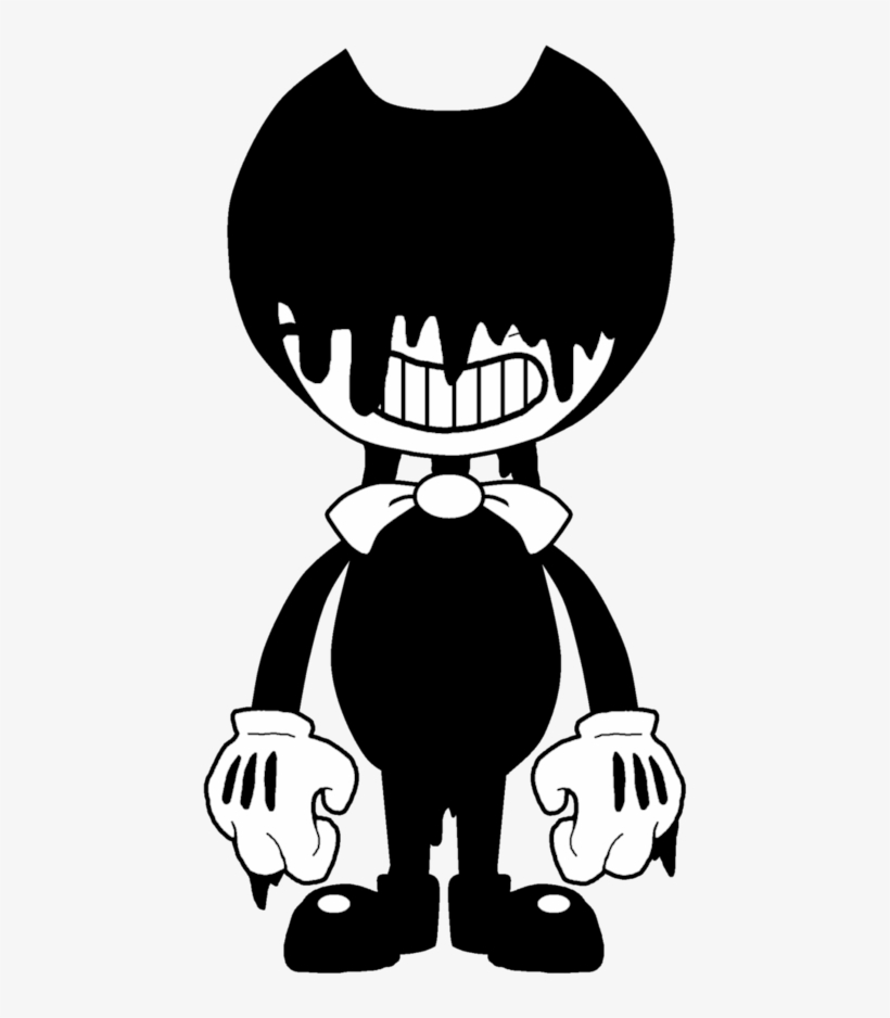 By Stephen On Deviantart - Bendy And The Ink Machine Face, transparent png #841461
