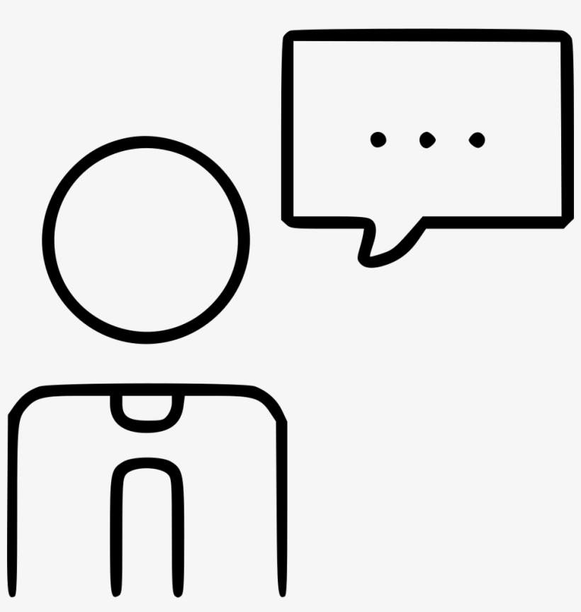 Man Speech Square Chat Thinking Text Cloud Comments - Text, transparent png #841673