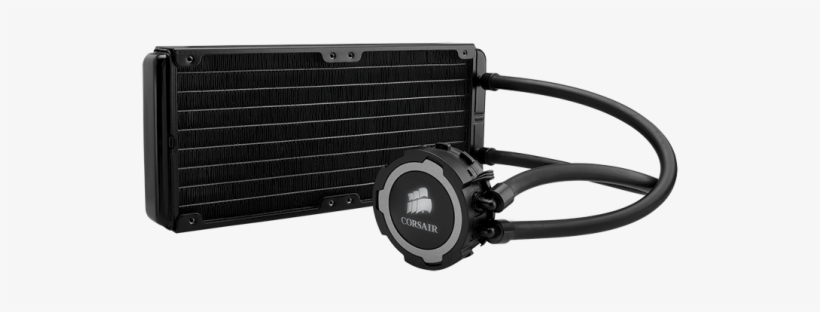 Courtesy Of Corsair - Corsair H105 Hydro Series Extreme Performance Liquid, transparent png #841784