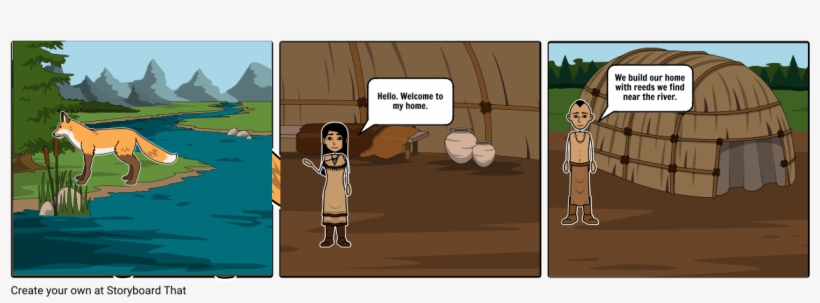Native American Storyboard Sample - Cartoon, transparent png #841789