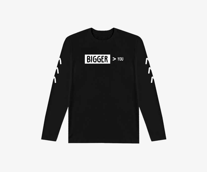 Bigger Than You Symbol L/s T-shirt - Lady Gaga Perfect Illusion Shirt, transparent png #842040