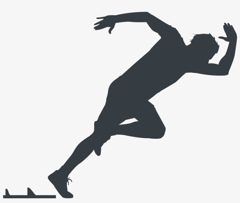 Athlete Silhouette - Portable Network Graphics, transparent png #842442