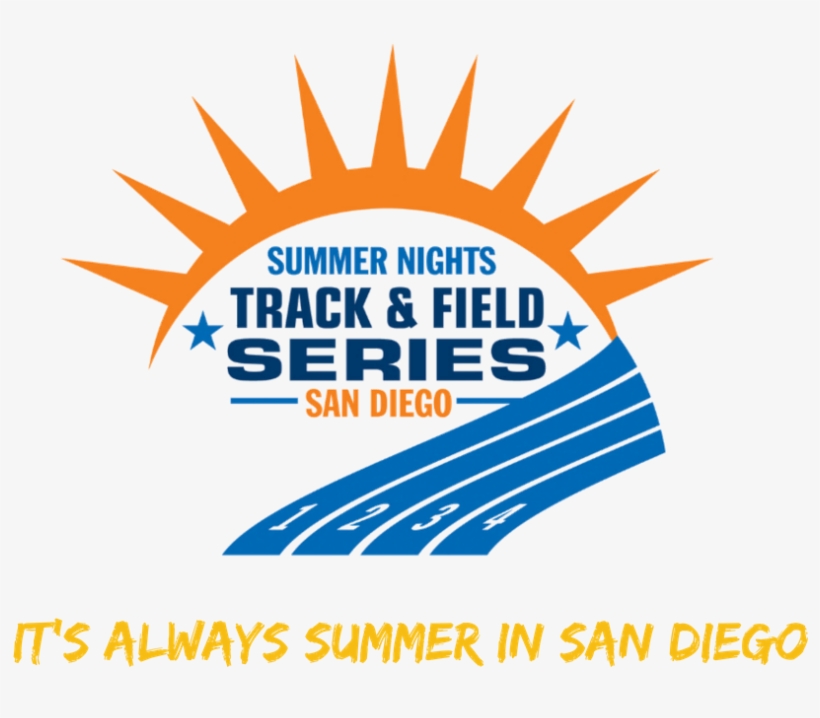 Welcome To The San Diego Summer Nights Track & Field - San Diego, transparent png #842490