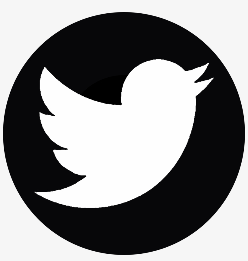 Twitter Logo Black And White Png - Twitter Logo Png Black, transparent png #842567
