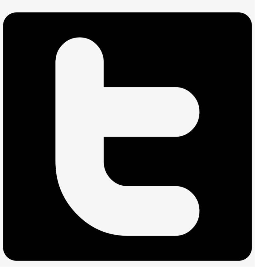 Twitter Logo Vector - Twitter Logo Black And White Png, transparent png #842590