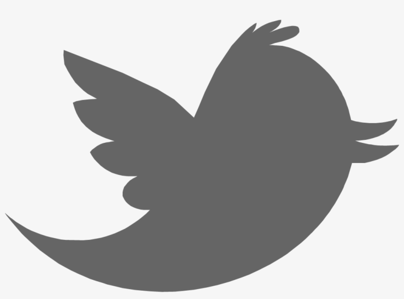 Twitter Logo Grey Png - Twitter Logo Gray Png, transparent png #842789