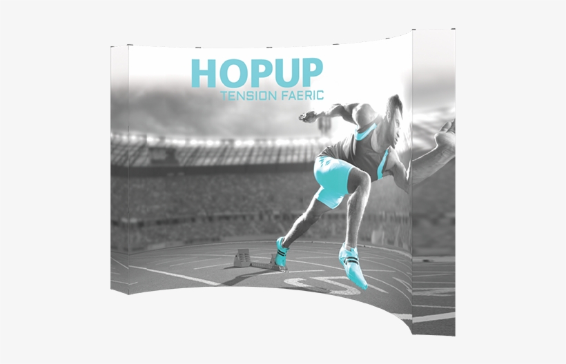10' Full Height Standard Display - Hop Up 4x3 Straight Pop Up Display, transparent png #842846