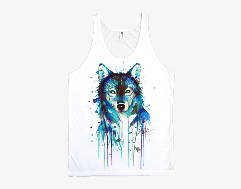 Dark Wolf Tank - Wolf Art, transparent png #843110