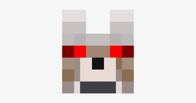 Meaniewolfface - Minecraft Wolf Face Png, transparent png #843216