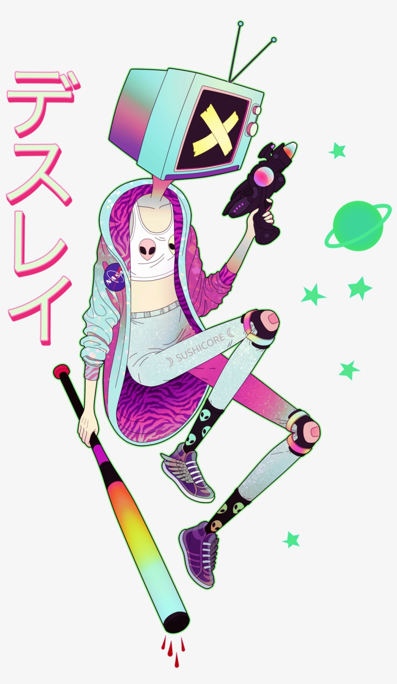 Picture Free Object Heads Aesthetics Pinterest Characters - Computer Head Anime Girl, transparent png #843279