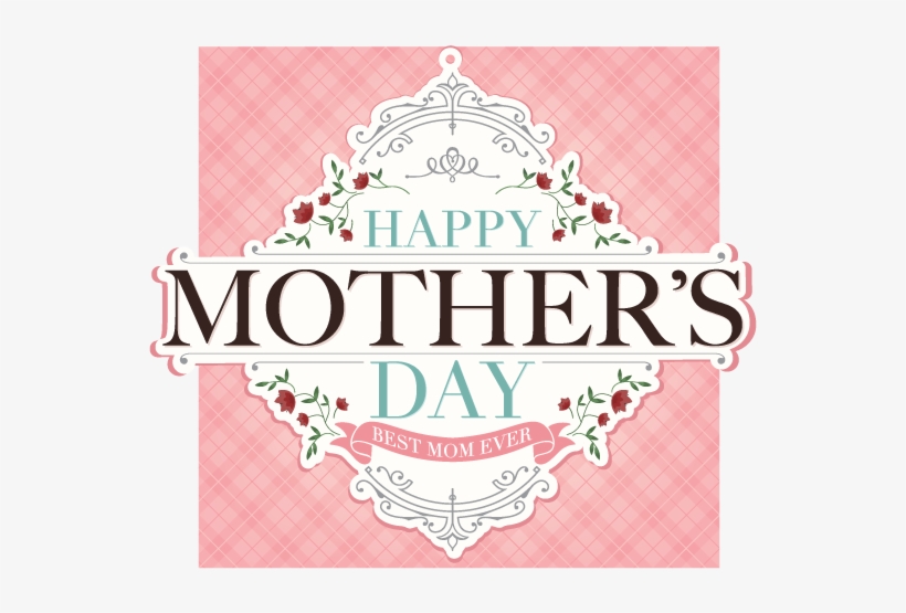 Mothers-day - Mother's Day Vintage Vector, transparent png #843376