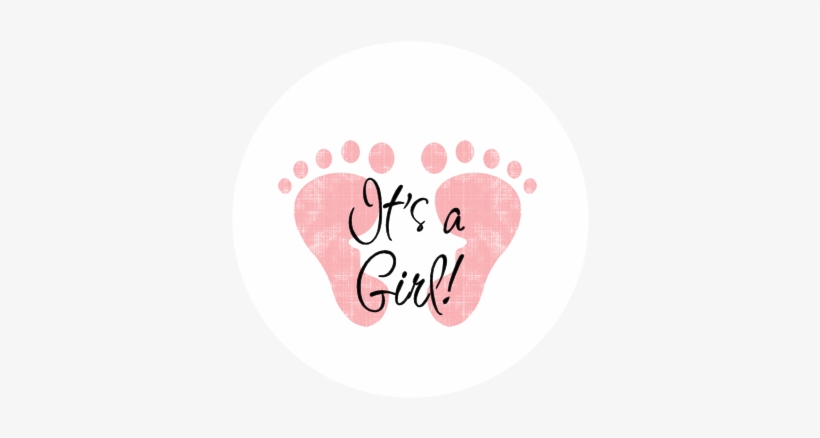 Baby Footprint Clipart - Pink Baby Footprints Png, transparent png #844006