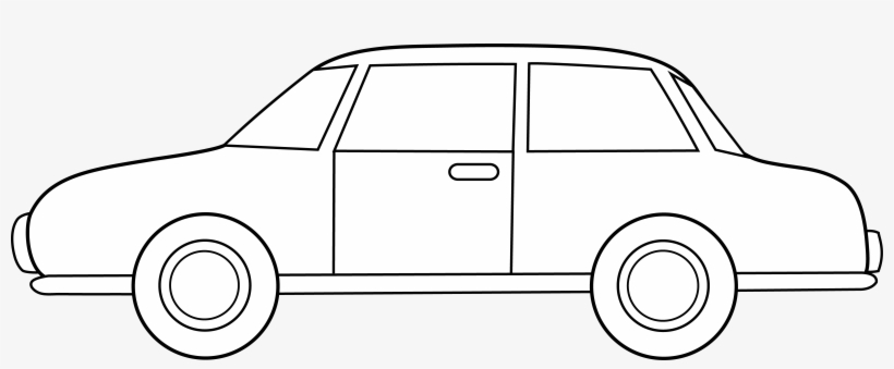 Car Clipart Simple - Simple Car Art Drawing, transparent png #844111