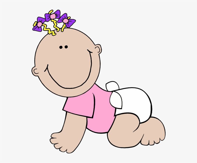 Funny Baby Girl Png - Baby Clipart No Background, transparent png #844139