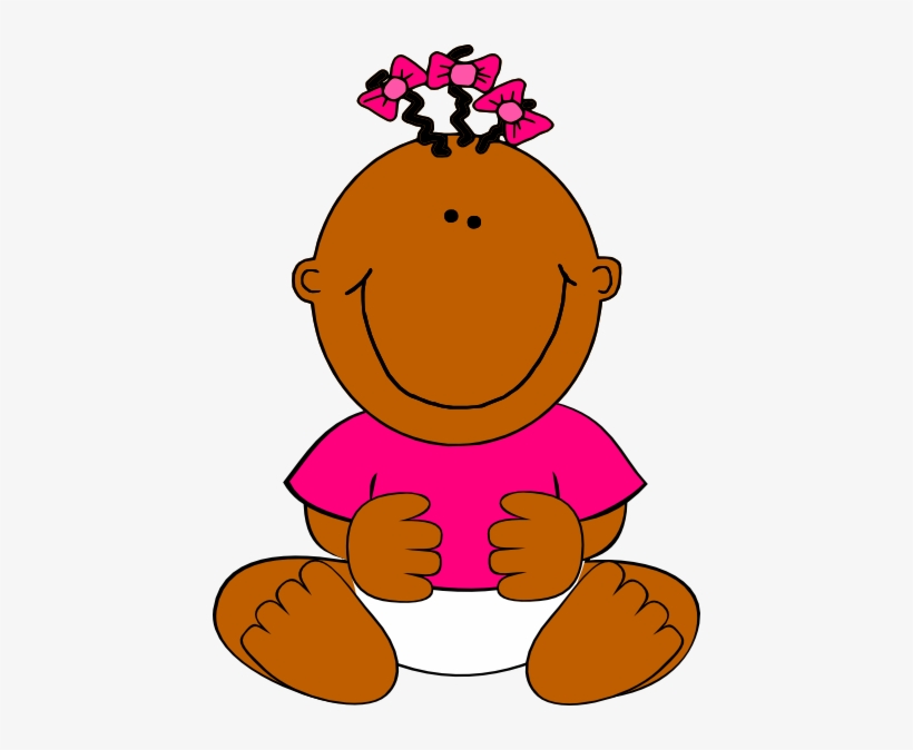 Brown Baby Girl Sitting Svg Clip Arts 438 X 594 Px, transparent png #844290
