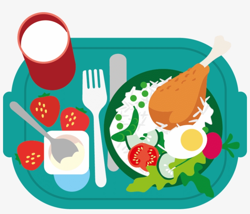 School Lunch Png Jpg Transparent Download - Healthy Food Clipart Png, transparent png #844370