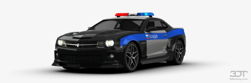 Chevrolet Camaro Ss Coupe 2010 Tuning - Police Car 3d Tuning, transparent png #844599