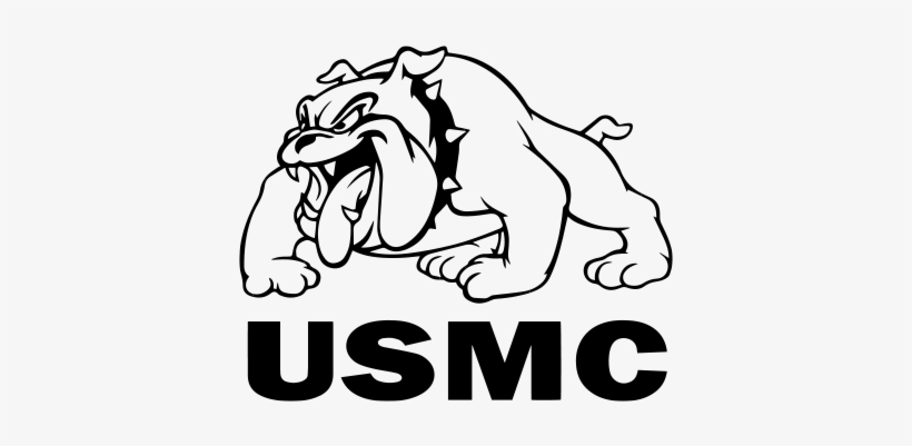 United States Marine Corps Full Body Bulldog Vinyl - St Cloud High School Bulldog, transparent png #844873